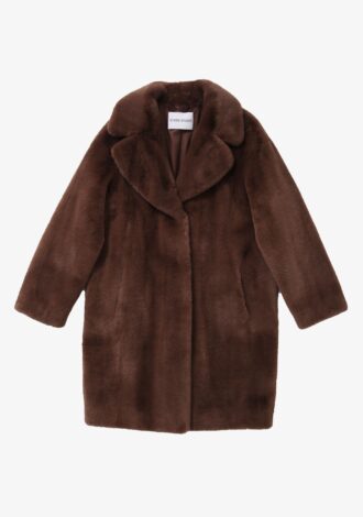 Camille Soft Faux Fur Cocoon Coat