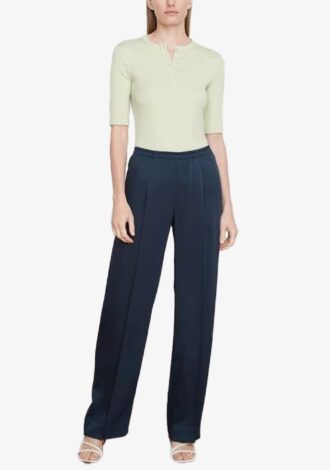 Drop Waist Wide Leg Pull On Pant