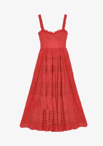 Evander Broderie Anglaise Dress