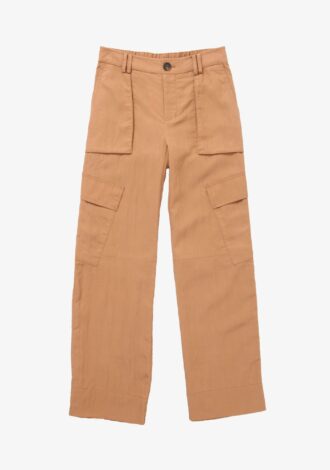 Mid Rise Fluid Cargo Trouser