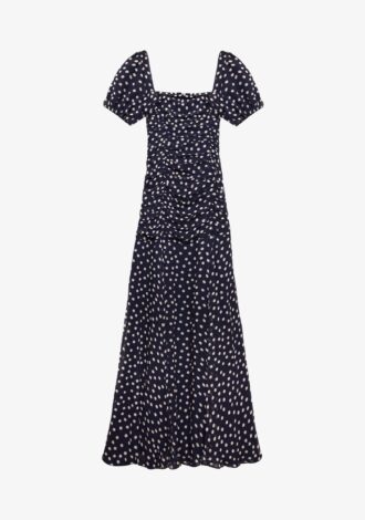 Leyane Polka Dot Maxi Dress