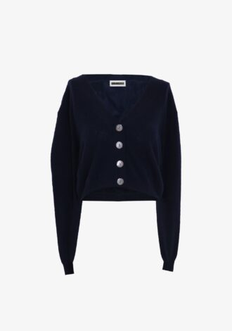 Acai Fitted Cardigan Navy