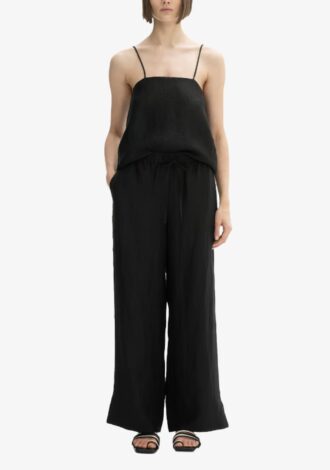 Linen Drawstring Trousers