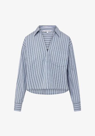 Khai Striped Poplin Top