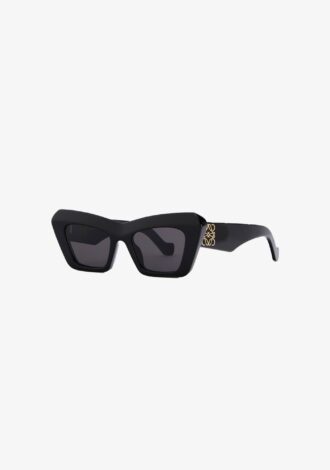 Cateye Sunglasses Acetate Black