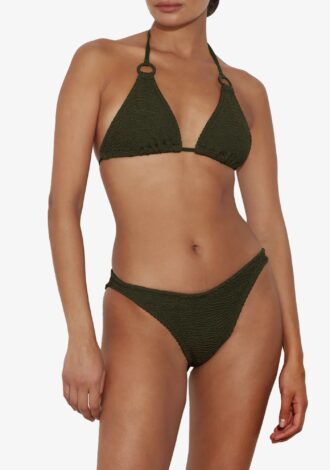 Eva Bikini Metallic Khaki