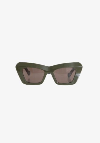 Cateye Sunglasses Acetate Khaki