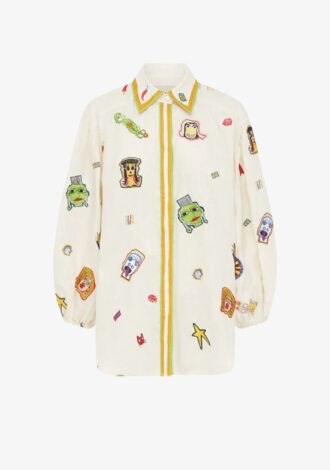 Checkers Embroidered Shirt