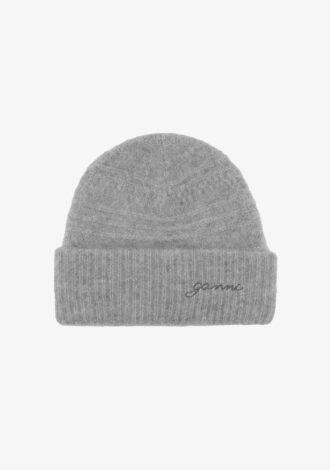 Soft Wool Beanie Grey