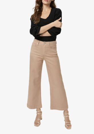 Anessa Wide Leg Jean Latte Coated