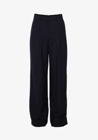 Double Pleat Pant Navy