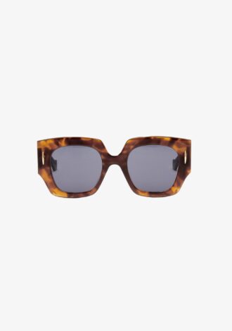 Large Anagram Acetate Sunglasses Tortoise