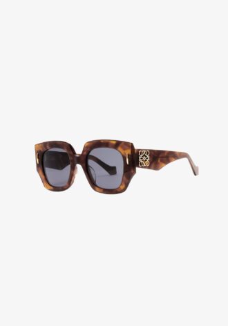 Large Anagram Acetate Sunglasses Tortoise