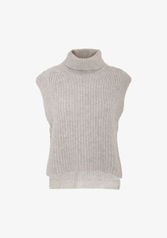 Megan Roll Neck Sweater Vest