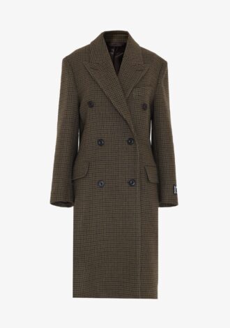 Ohama Tweed Houndstooth Coat