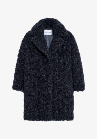 Camille Cocoon Coat Smoke Grey