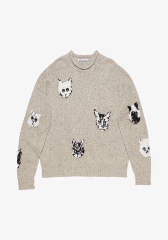 Kuelu Cat Jacquard Jumper