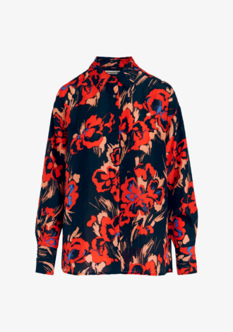 Gwendolyn Floral Silk Shirt