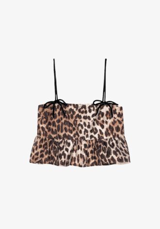 Leopard 3D Jacquard Top