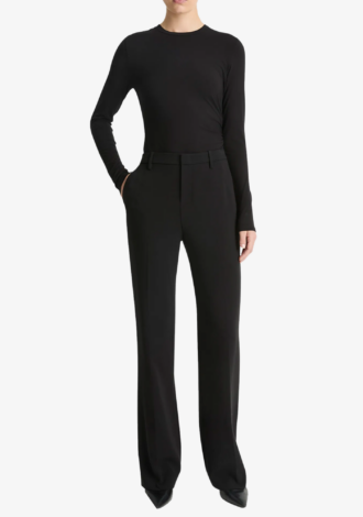 Mid-Rise Tailored Flare Pant