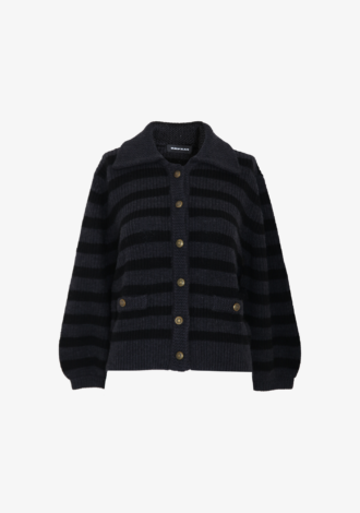 Stripe Knit Jacket