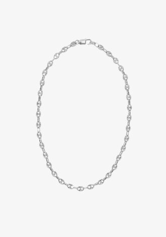 Theta Chain Necklace Silver