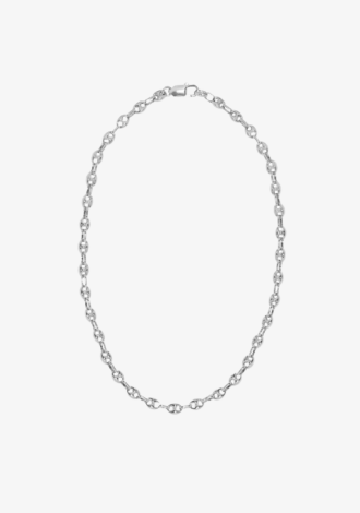 Theta Chain Necklace Silver