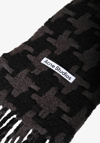 Vadik Pied De Poule Houndstooth Scarf