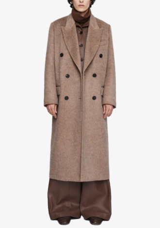 Yak Wool Lilas Coat