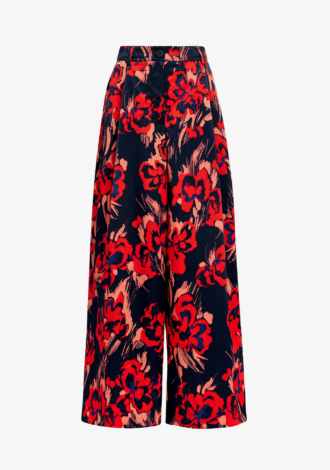 Gazpacho Floral Satin Wide Pants