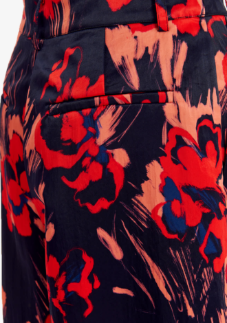 Gazpacho Floral Satin Wide Pants