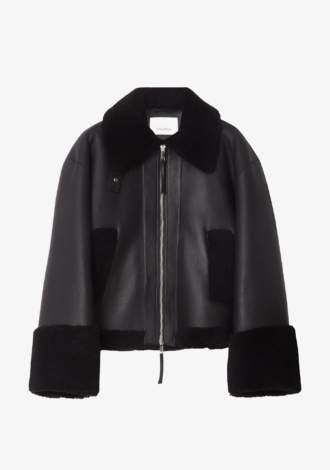 Short Shearling Jacket Morgan Clare