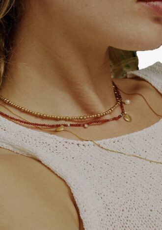 Maroon Harmony Necklace