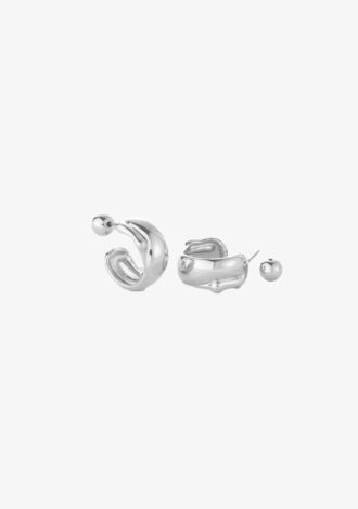 Sées Hoop Earrings Silver