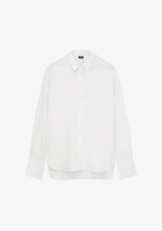 Joe Blouse Poplin White