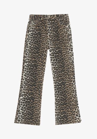 Leopard Betzy Cropped Jeans