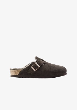 Boston Suede Shearling Mocha