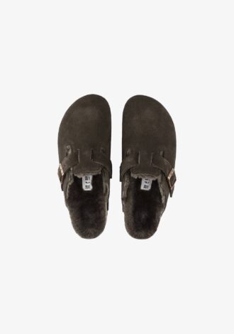 Boston Suede Shearling Mocha