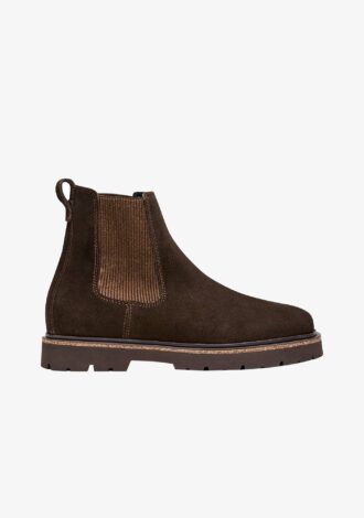 Highwood Slip On Suede Boot Mocha