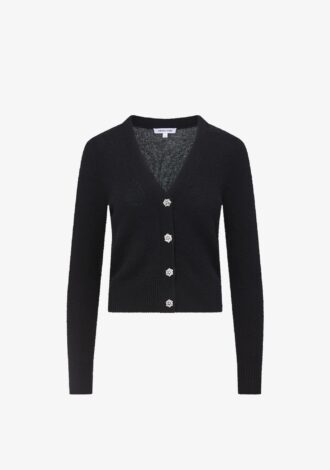 Solene Cashmere Cardigan Black