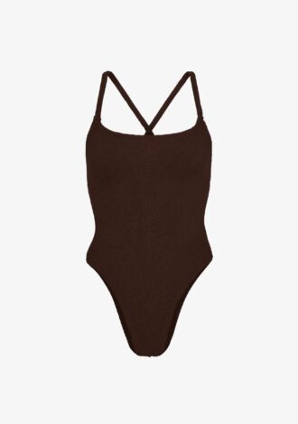 Bette Swim Metallic Chocolate