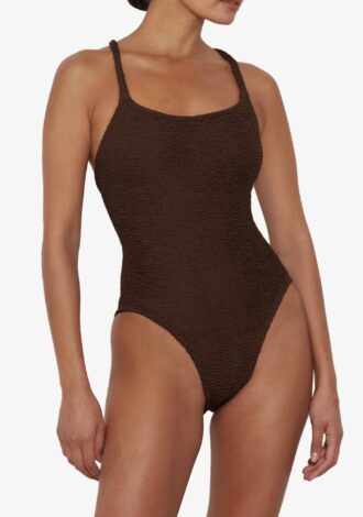 Bette Swim Metallic Chocolate