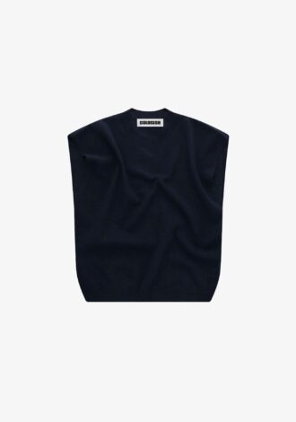 Lucca Crew Neck Tank Navy