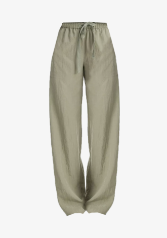 Mid-Rise Utility Drawstring Pant Smoky Moss