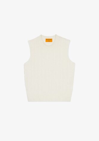 Cable Cashmere Vest