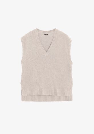 Open Cashmere Vest