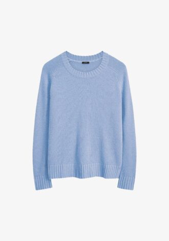 Open Cashmere Round Neck Jumper