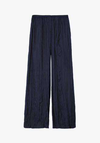 Thoresby Silk Pant Navy