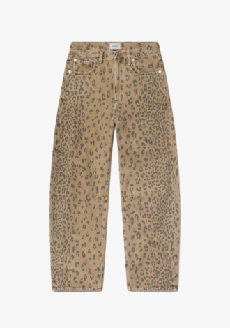 Miro Relaxed Jean In Natural Cheetah