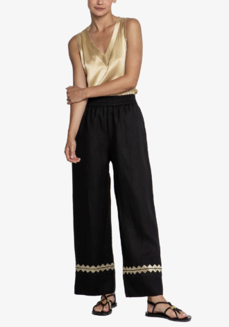 Feathers Wide Leg Trouser